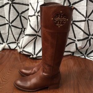 Tory Burch Brown Riding Boot size 5.